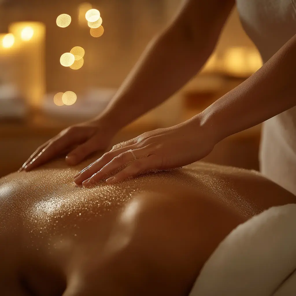 Gommage corps + hydratation