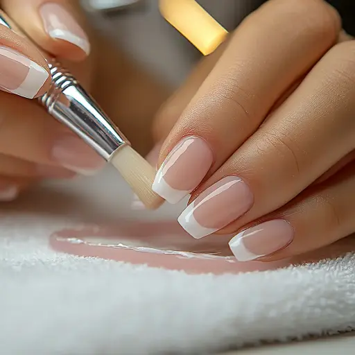 Pose de gel + la french