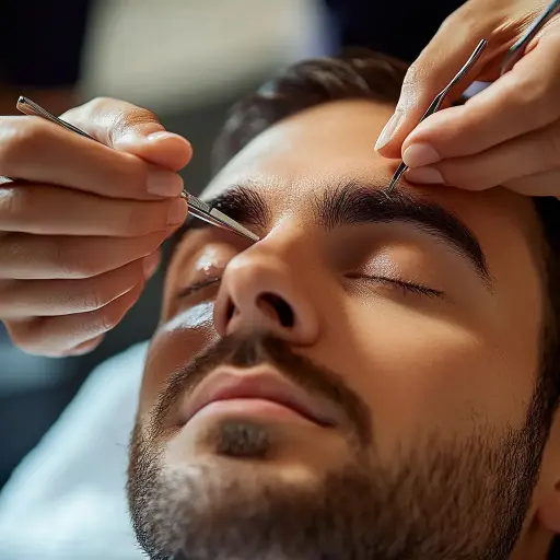 Épilation des sourcils pour Hommes